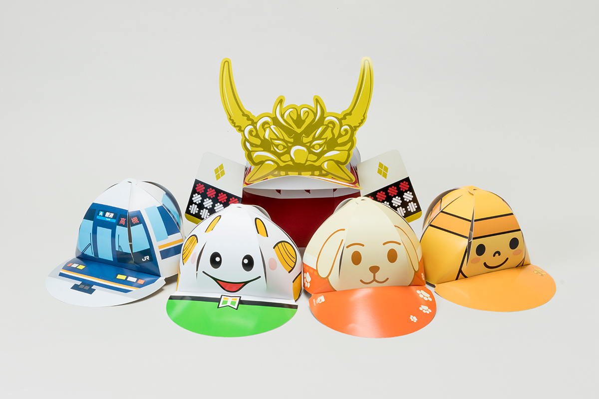紙製キャラクターキャップ